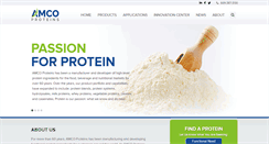 Desktop Screenshot of amcoproteins.com
